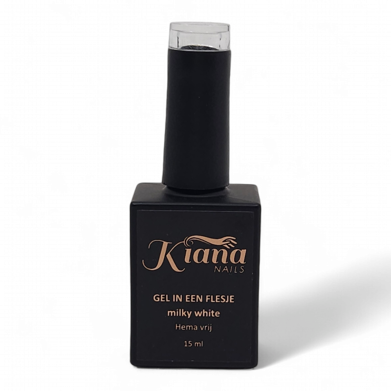 Gel in een flesje Milky White - Afbeelding 2